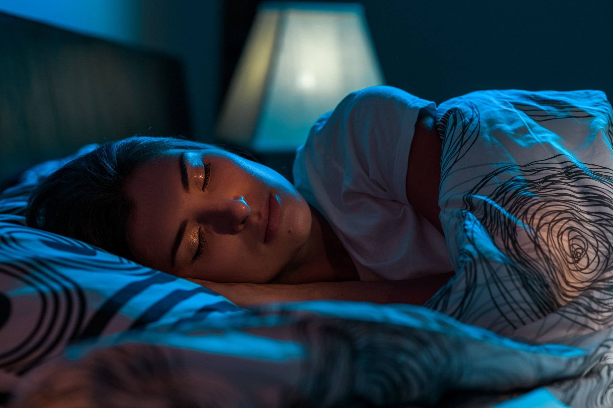 Deep sleep at night.